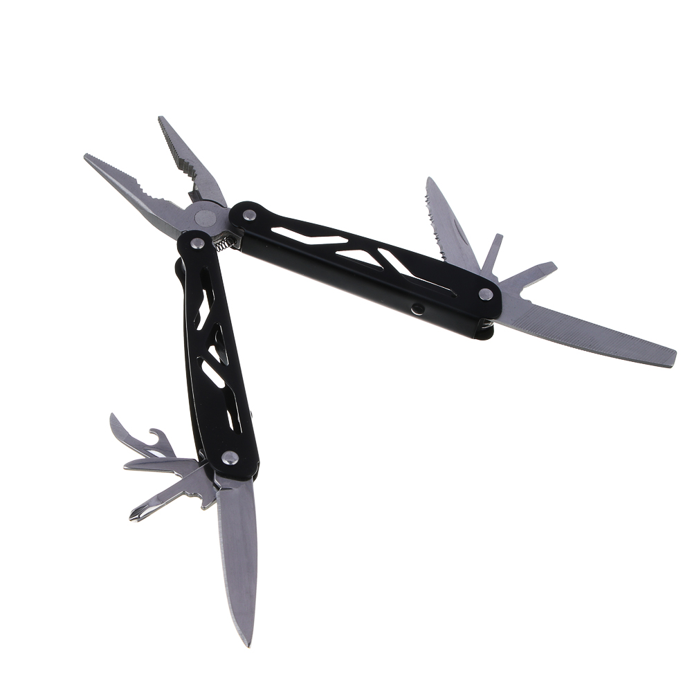 Мультитул многофункциональный тм ЕРМАК, 12 функций, нержавеющая сталь, 9,9 см - #2