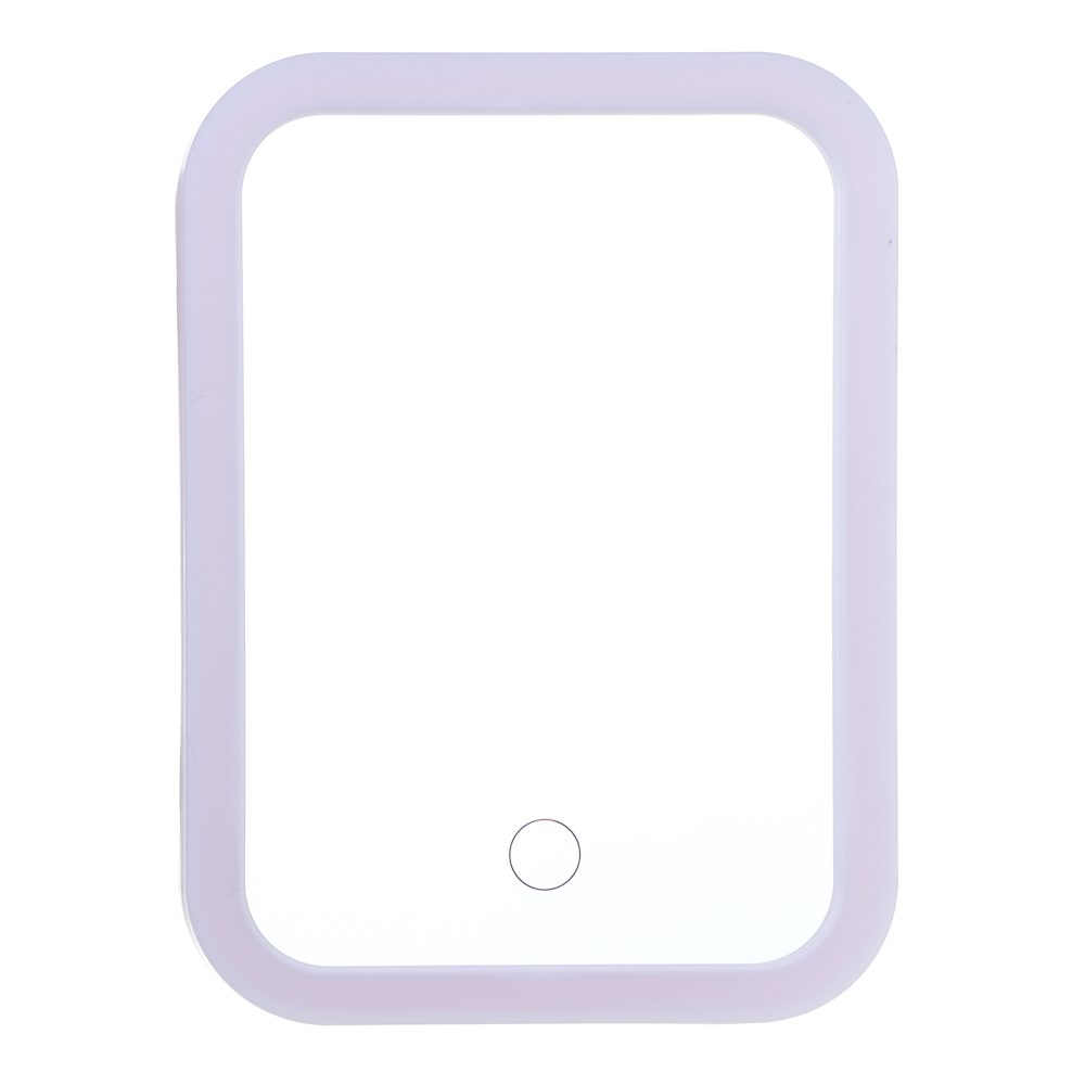 Зеркало настольное тм ЮL. Аженто с LED подсветкой, полипропилен, стекло, 19,5х14,3см, 2 цвета - #4