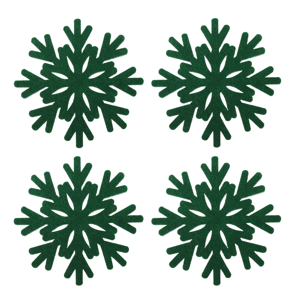 Подставка фетровая Provance "Асти", зеленая, 4 шт - #2