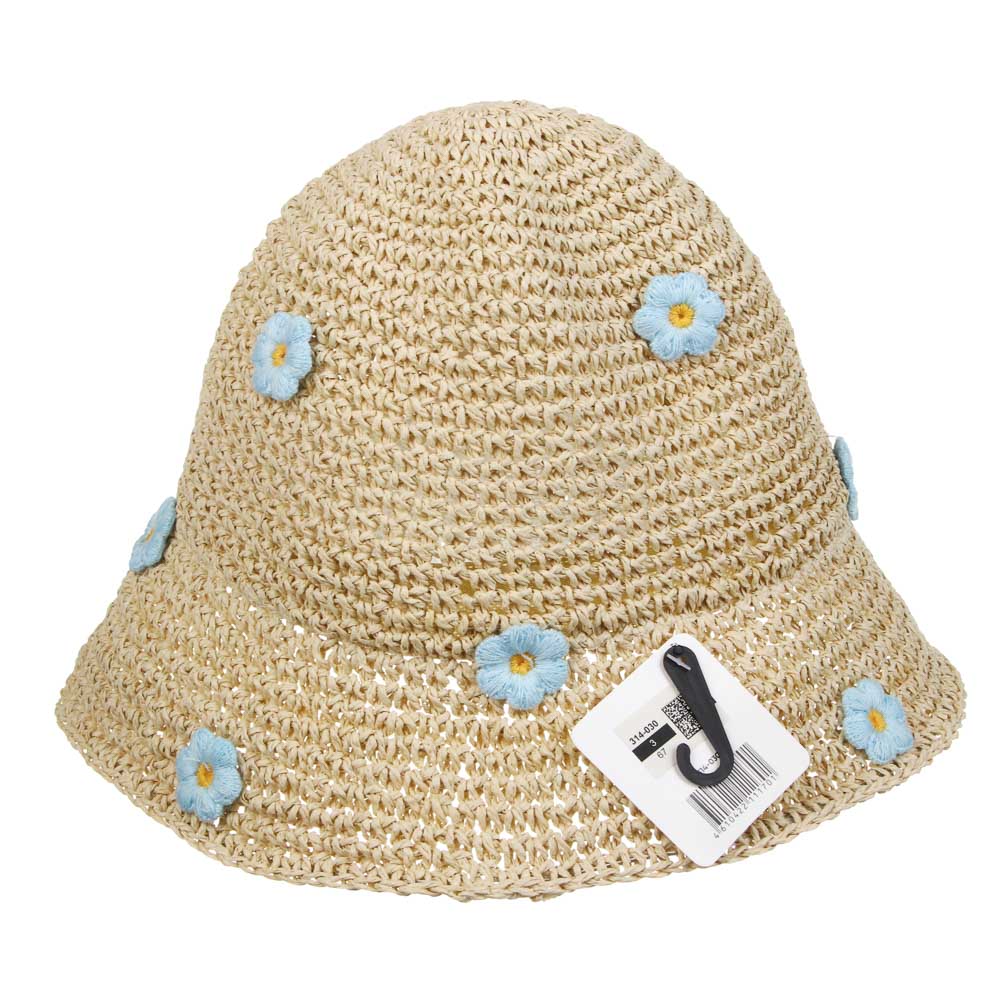 Панама женская плетенная, р.58, 100% целлюлоза, тм GALANTE, бежевая - #4