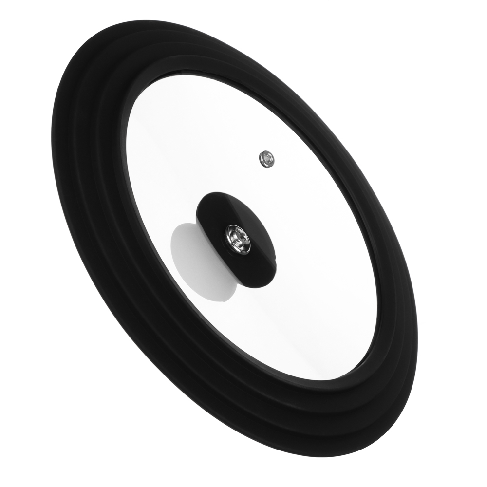 SATOSHI Крышка универсальная стекло/силикон с ручкой, 20-22-24см - #5