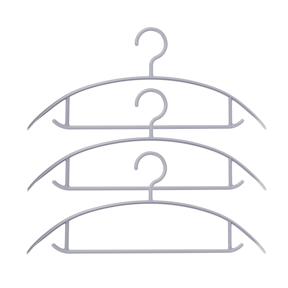 VETTA Набор вешалок для одежды 3шт, 39,5х17,5см, пластик - #2