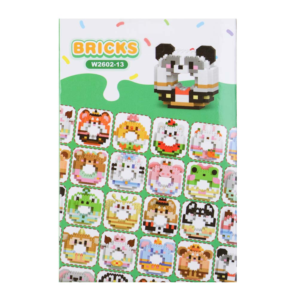 Конструктор мини 3D "ЗвероПончик", ABS, 7,8х4,1х11,3см, 12 видов - #5