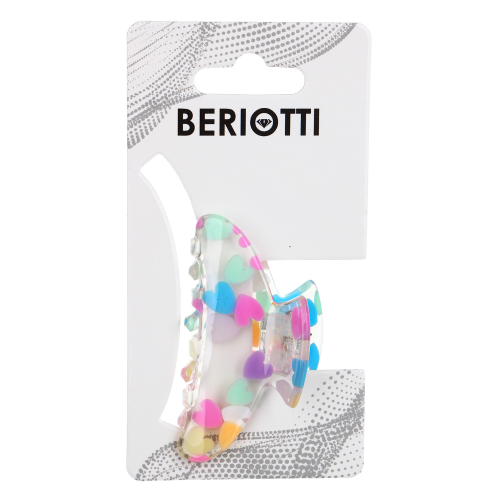 Краб для волос прозрачный Beriotti - #5