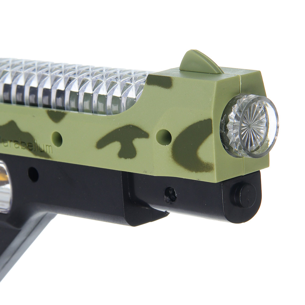 ИГРОЛЕНД Пистолет "Защитник", свет, звук, 3хАА, PP, 24,5x3,5х14,5 см, 3 дизайна - #6