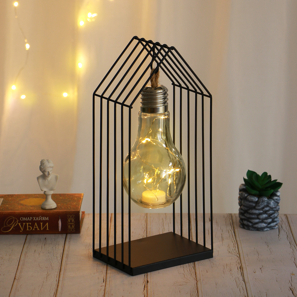 Светильник LED в стиле лофт, металл, 10х14х30,5 см - #6
