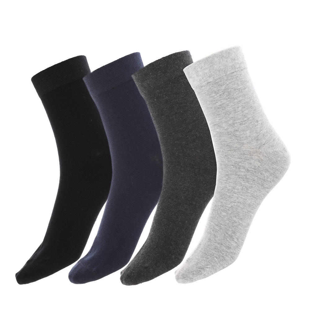 Носки мужские тм TURKAN, 90% хлопок, 5% полиамид, 5% лайкра, р.41-47, цвета в ас-те, #YD9128 - #1