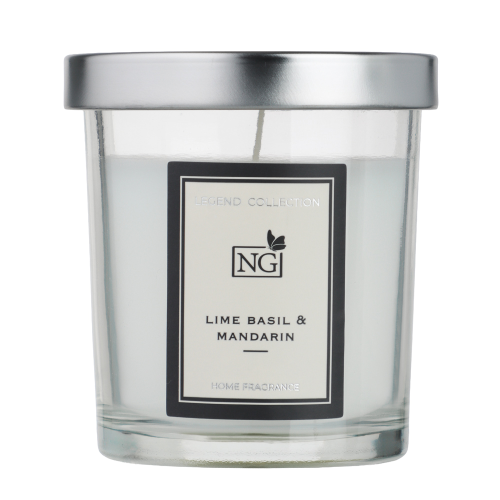 NEW GALAXY Свеча ароматизированная LEGEND COLLECTION, 88 гр, Lime basil & mandarin - #1
