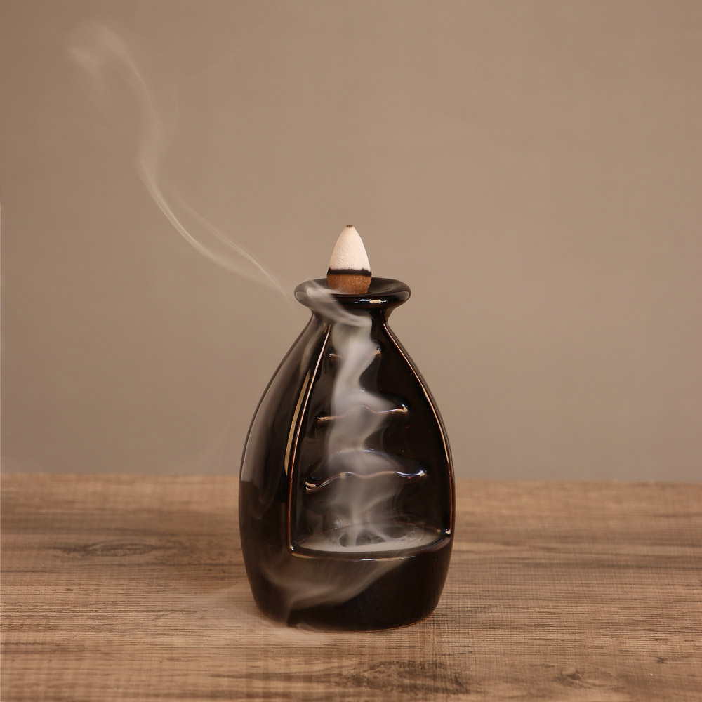 Подставка под аромаконусы керамическая 7x7x10 см - #1