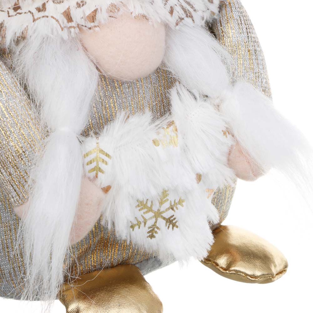 СНОУ БУМ Фигура декоративная "Гном" 38,5 см, полиэстер, 26-739 - #6