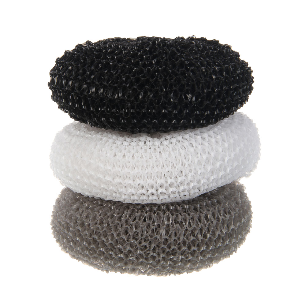 Набор губок для мытья посуды тм VETTA, "Бублик", 3 шт, 18 гр, полипропилен - #1