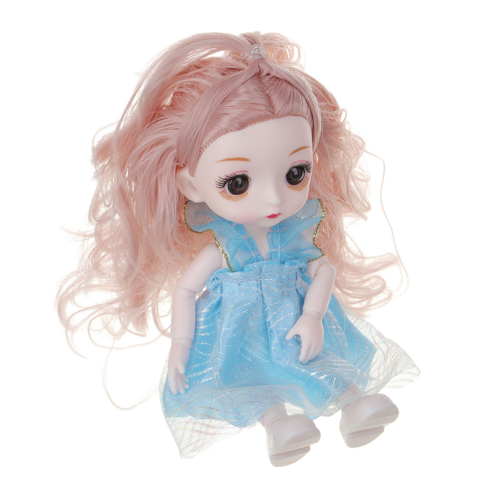 ИГРОЛЕНД Кукла шарнирная 15 см "Сладкая вечеринка", PP, PVS, ABS, 35,5х7,5х22 см - #5