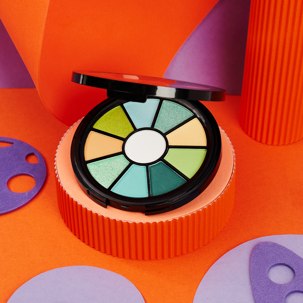 BY ЮНИLOOK Тени для век 10-цветные, 10 гр, 3 тона - #13