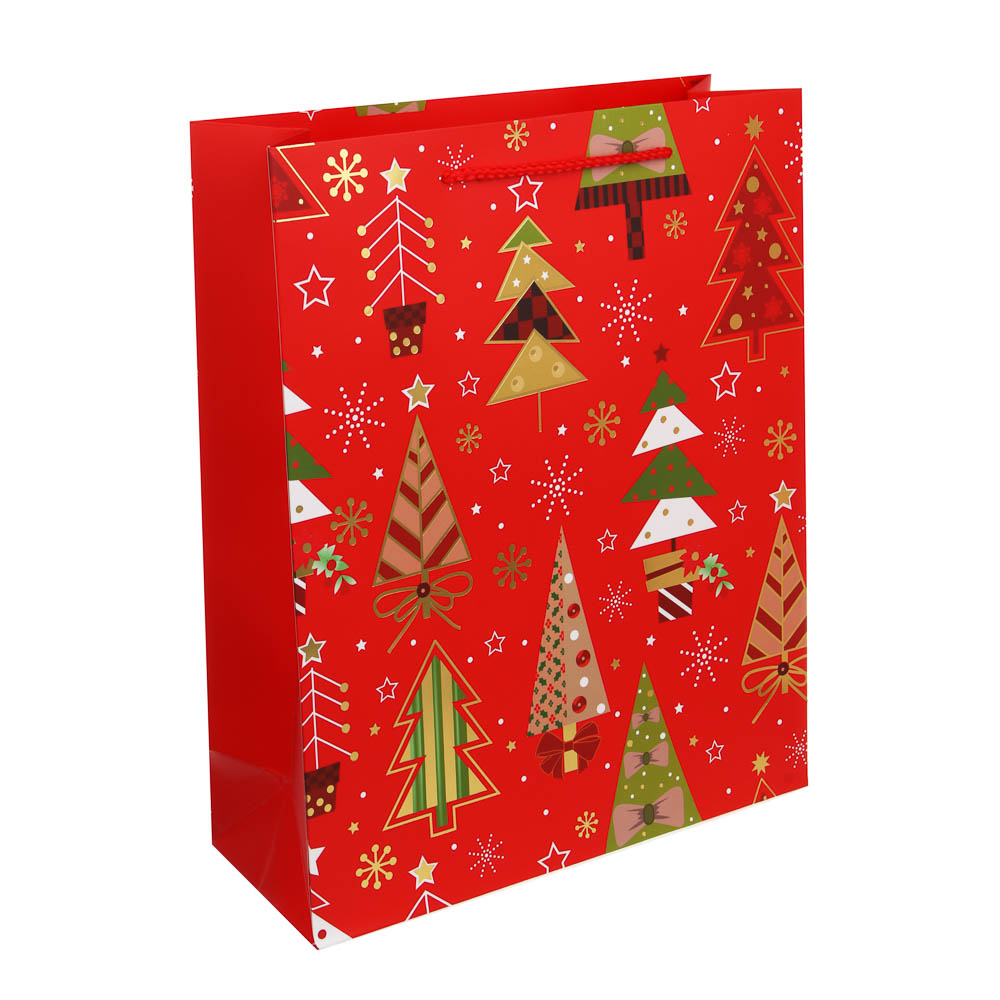 Пакет тм СНОУ БУМ подарочный, 26x32x10см, тиснение, бумага, арт.20, 4 дизайна - #2