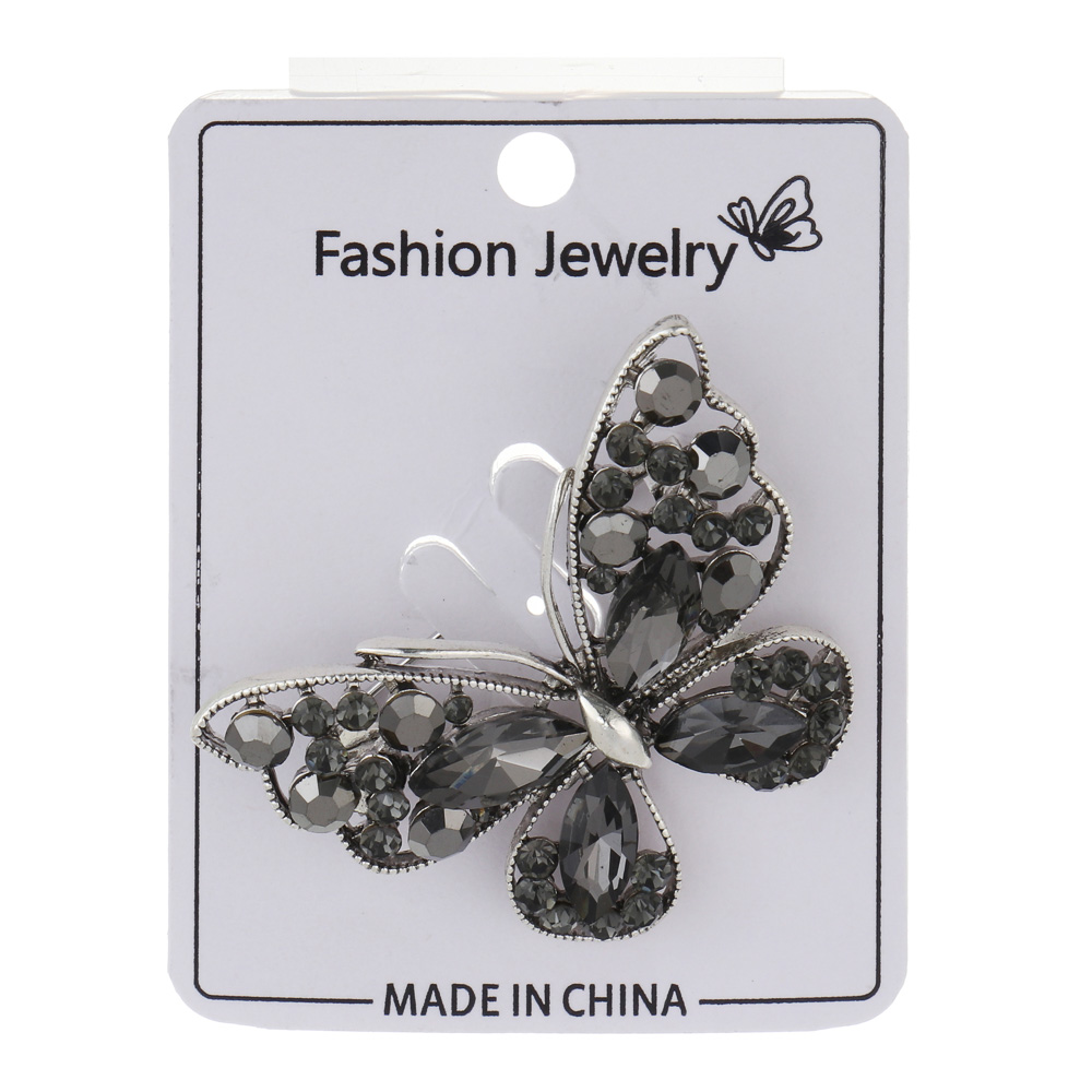 Брошь бабочка, сплав, 2 дизайна, БЖ25-21 - #6