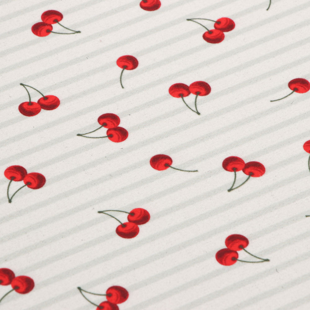 Коврик для сушки посуды тм VETTA Черри, 30х40 см, полиэстер, латекс, 2 дизайна - #4