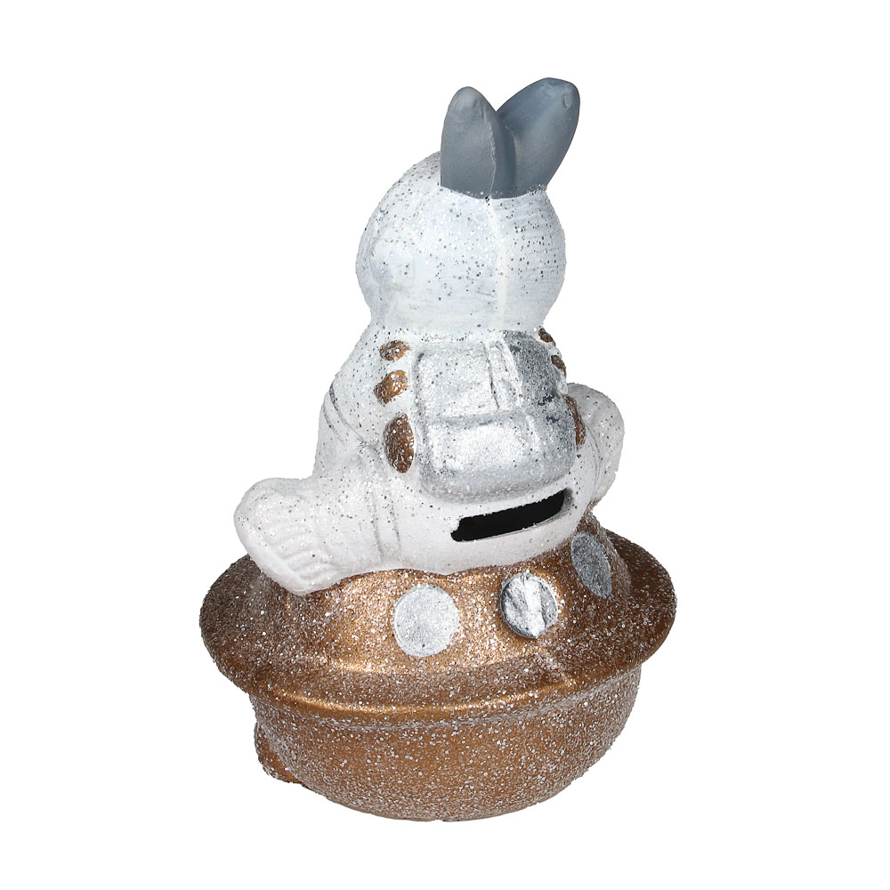 СНОУ БУМ Фигурка в виде кролика с подсветкой, керамика, 10,5x9,7x15,8 см, арт 6, 2 вида - #4