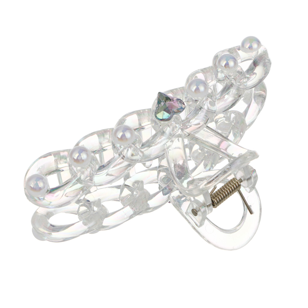 Краб для волос, тм ЮНИLOOK, 10-11см, пластик, 3 дизайна, #2 - #3