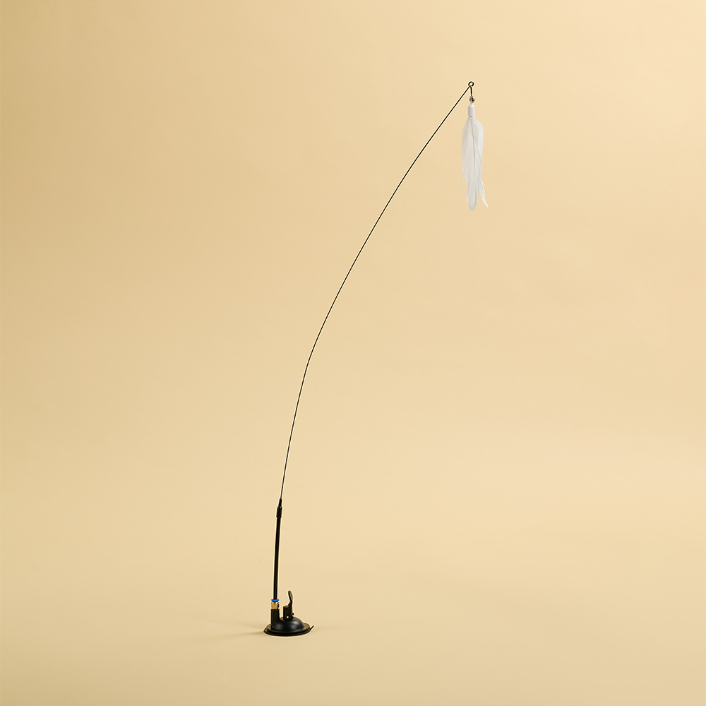 VETTA Дразнилка на присоске, перья, стальная проволока, поливинилхлорид, 88 см - #11