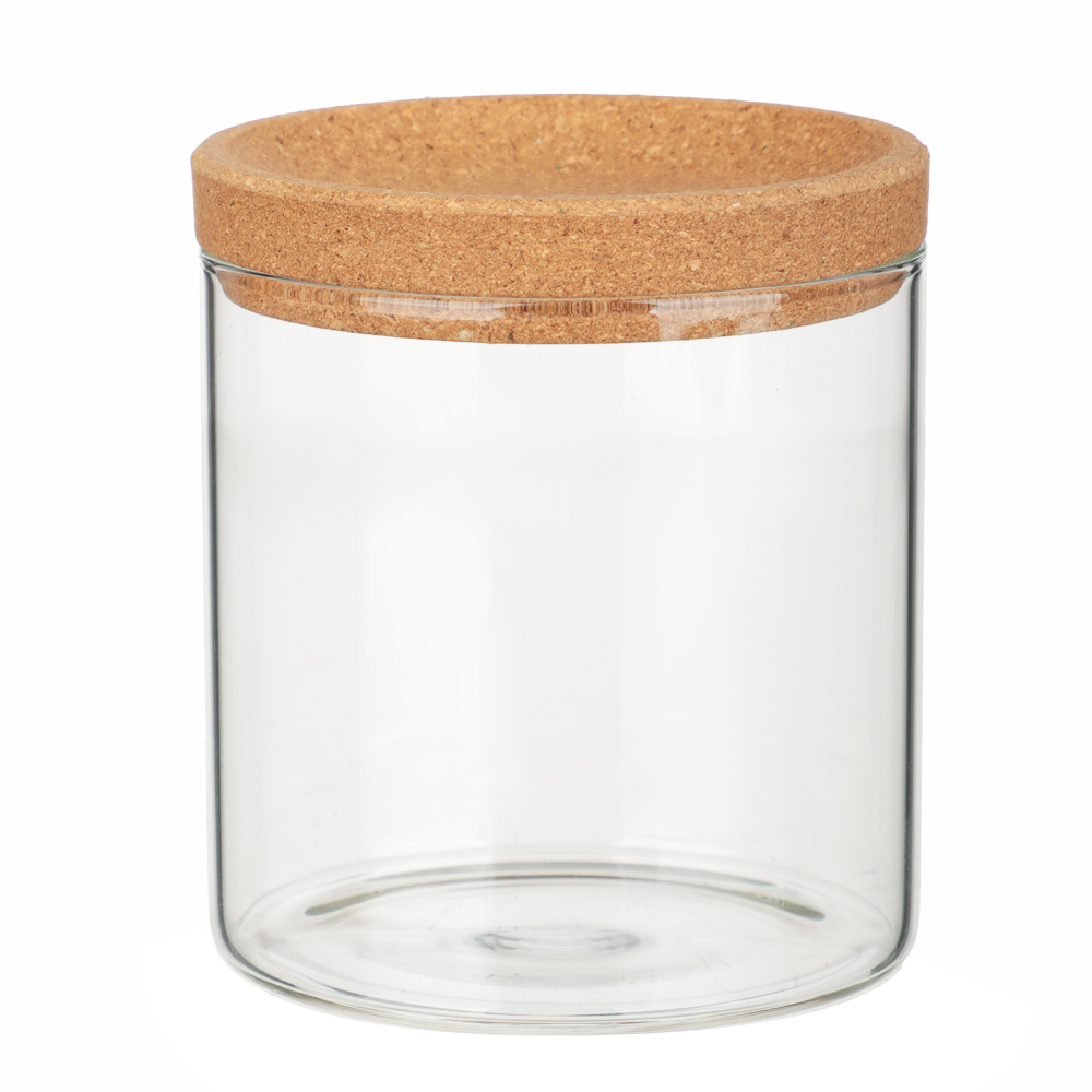 VETTA ЭКО Набор банок для хранения, 2шт., 300мл, 18х9,6х10см, стекло, пробка - #4