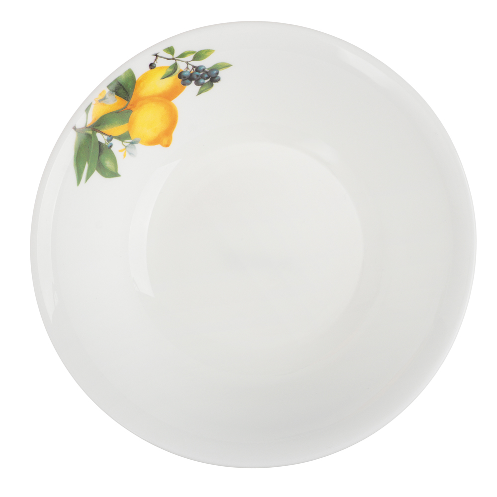 MILLIMI Лимоны Салатник, опаловое стекло,550мл, 16.5х4.8см - #4