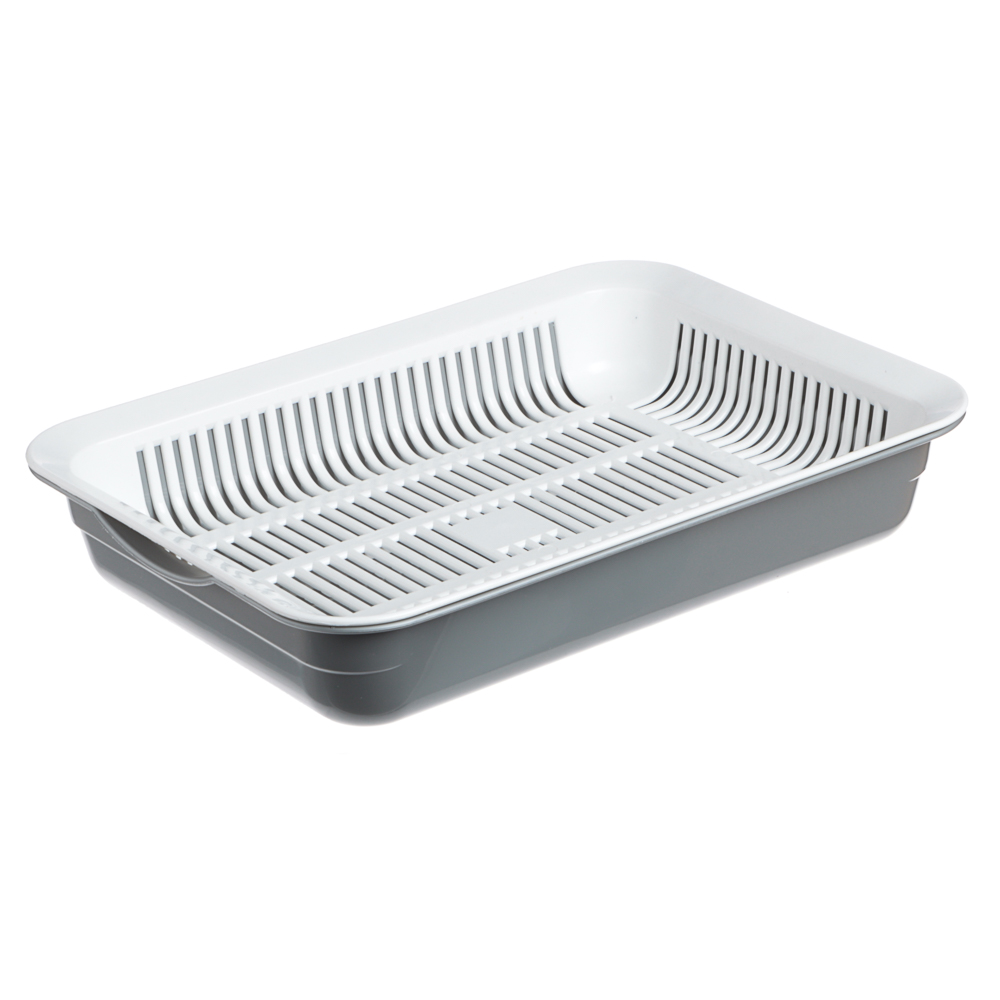 Лоток малый для кошек с решеткой 30x22x4,5см - #1