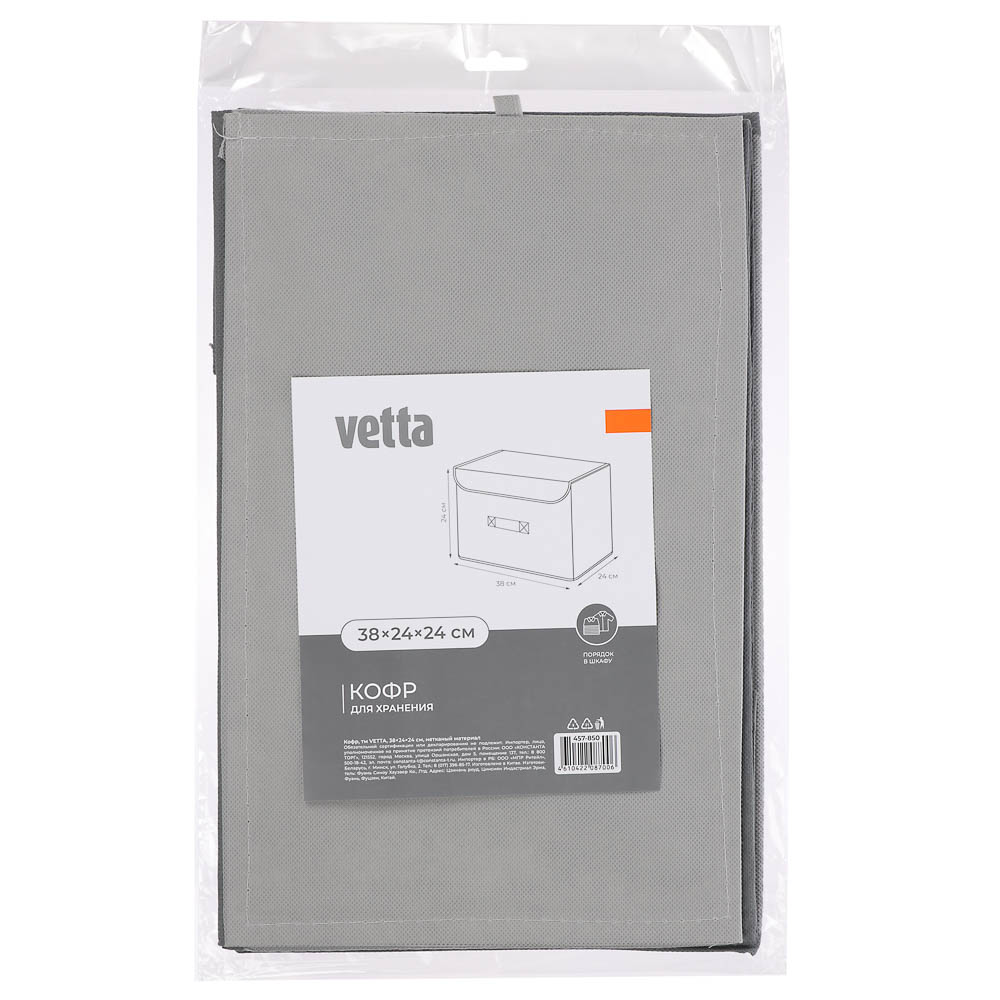 Кофр тм VETTA, нетканый материал, 38х24х24см - #10