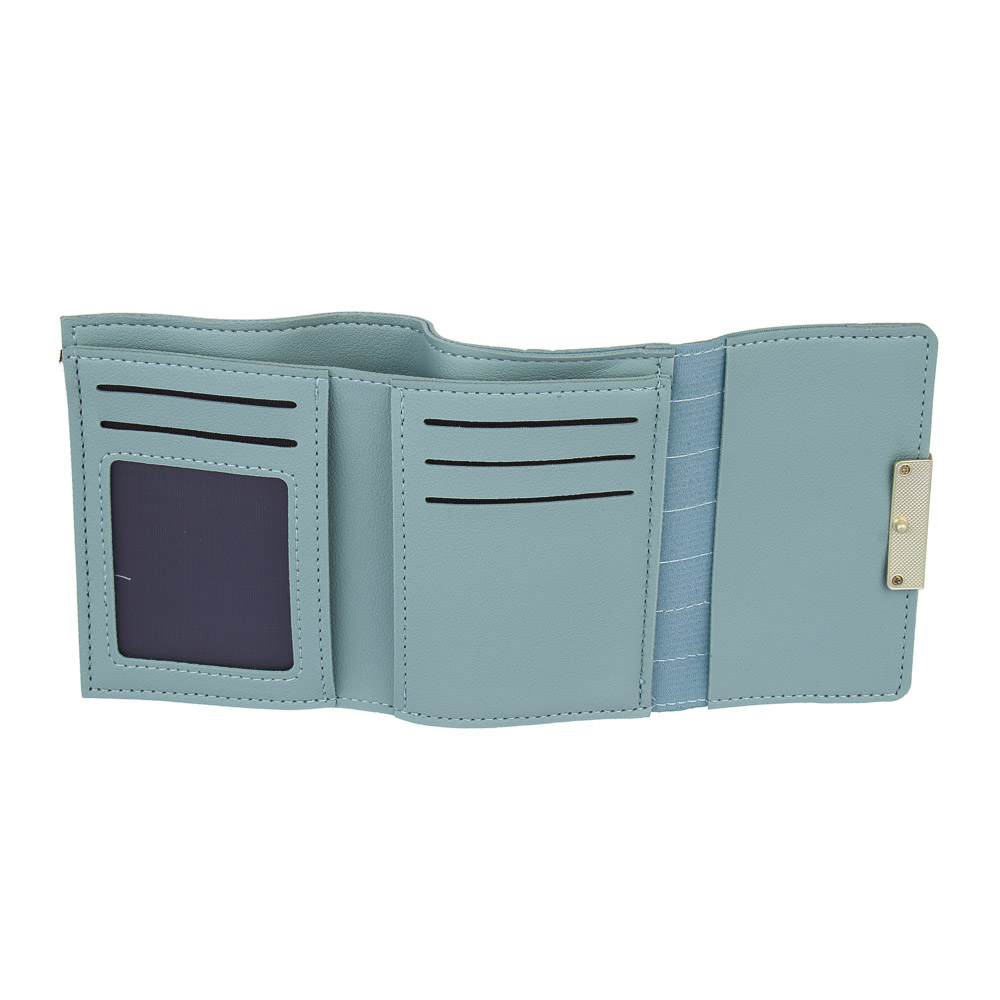 ЮL Форева Кошелек женский мини для карт и купюр на кнопке, ПУ, 11,5х9х2см, 3 цвета, КЖ24-48 - #3