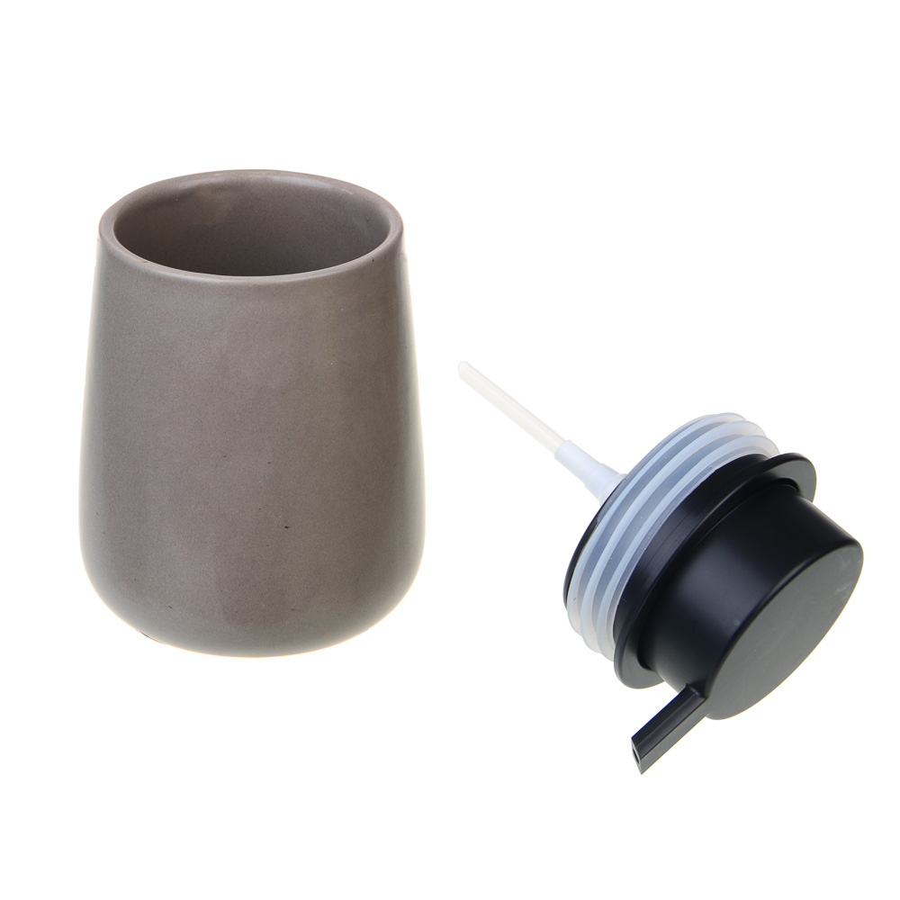 VETTA Дозатор для жидкого мыла, 320 мл, 13x9x9 см, керамика, "Космос", мокко - #3