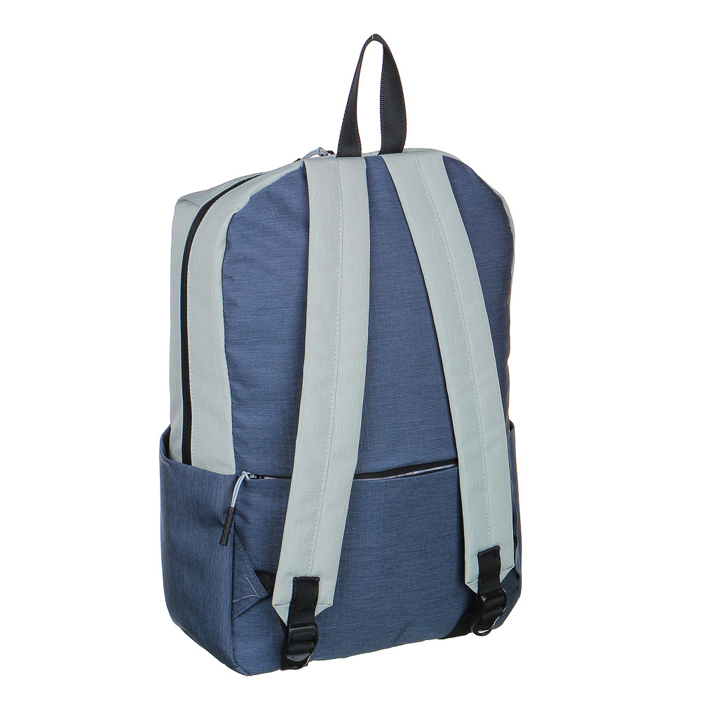 Рюкзак подростковый 41,5x28x15,5см, 1 отд., 4 кармана (1 на спинке), ПЭ под ткань, 4 цв. сочетания - #4
