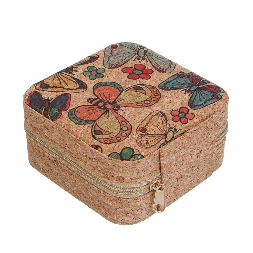 Шкатулка для украшений, 9,5x9,5x5 см, ПВХ, 4 дизайна - #7