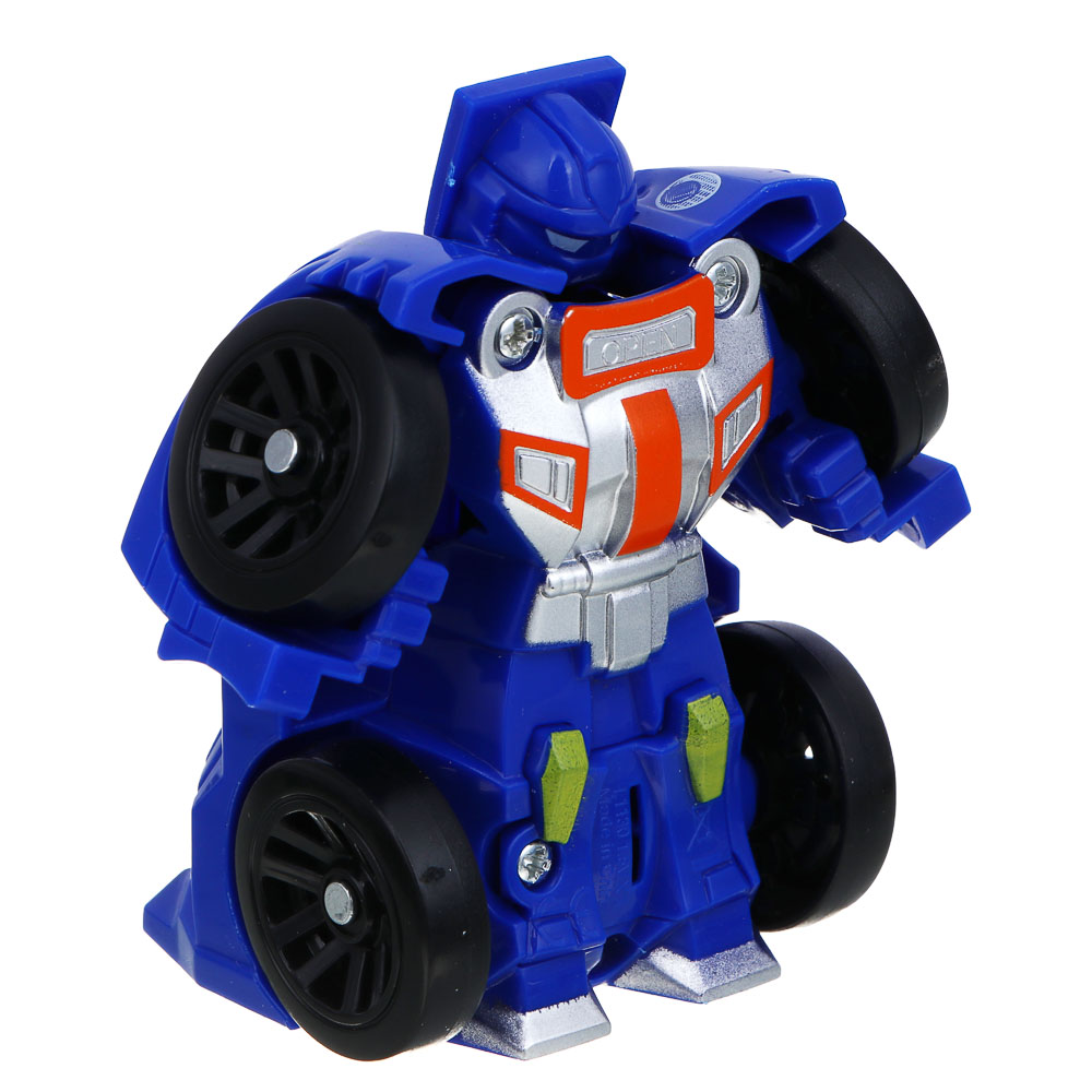 ИГРОЛЕНД Робот маленький, трансформируется в машину, ABS, 20х4,5х13, 4 диз. - #6