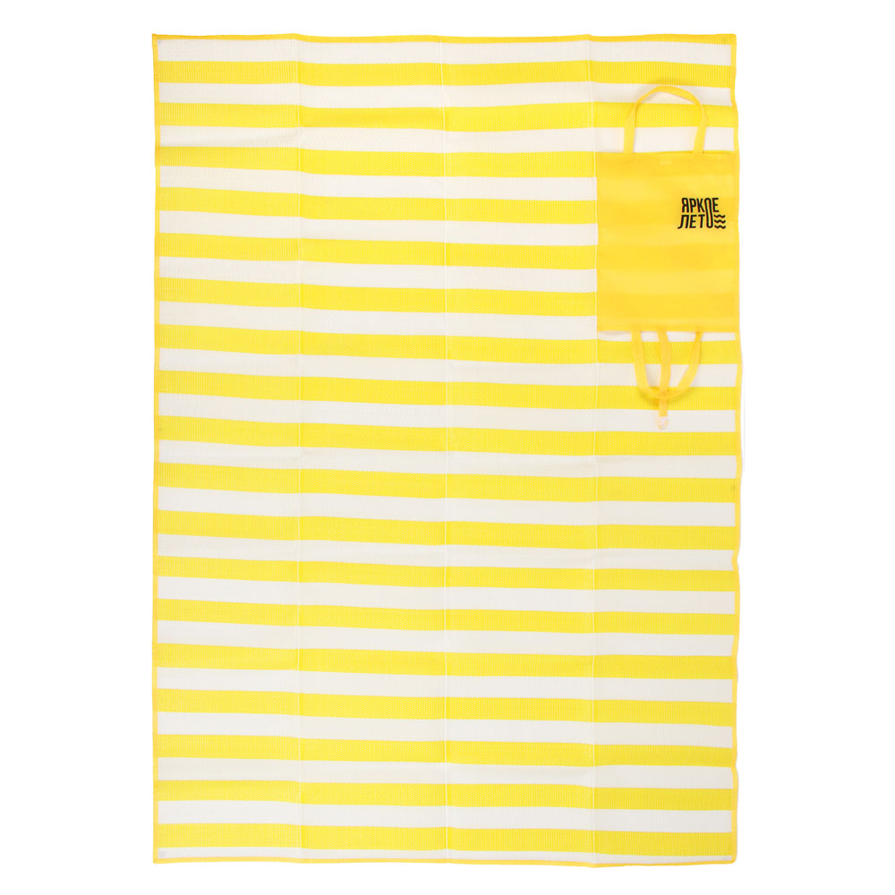 Коврик пляжный тм ЯРКОЕ ЛЕТО, 120х180, с ручками для переноски, полоса, полипропилен - #2