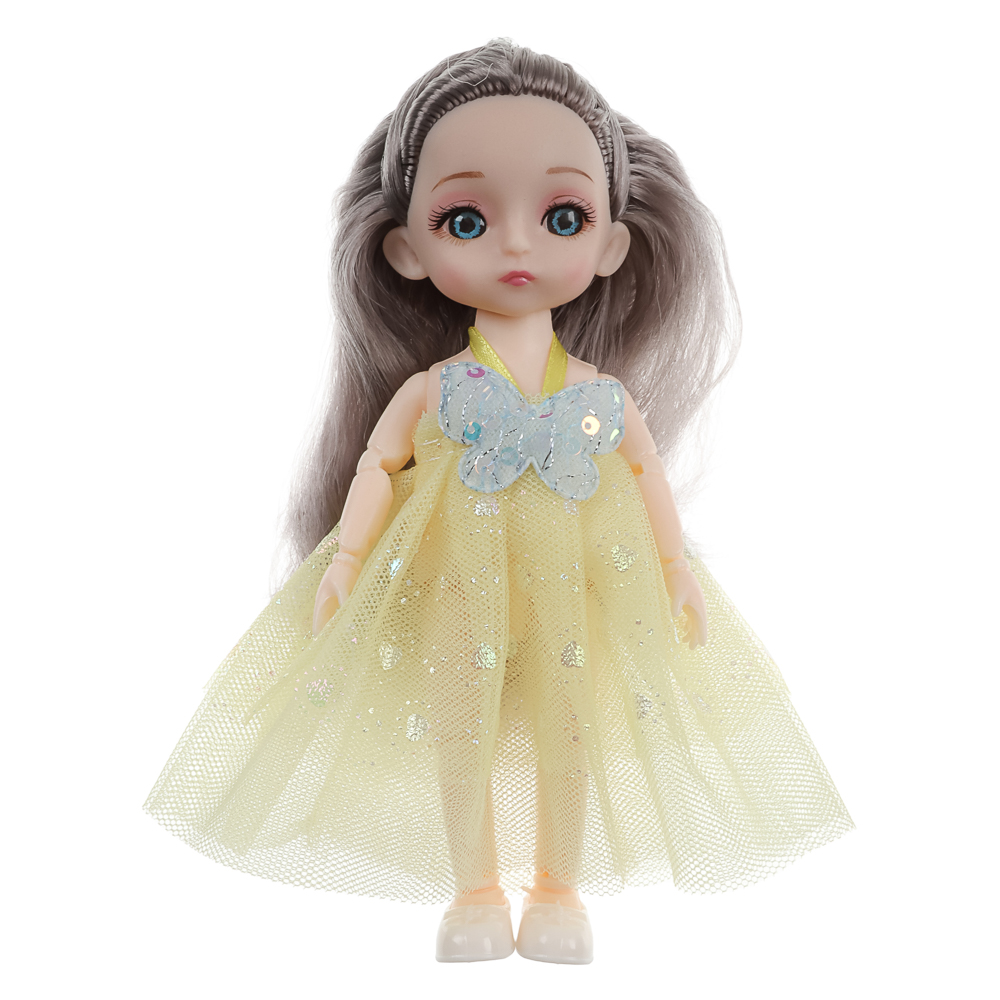 ИГРОЛЕНД Кукла шарнирная 15 см с аксессуарами, PP, ABS, PVC, 22х5,5х20 см, 4 дизайна - #5