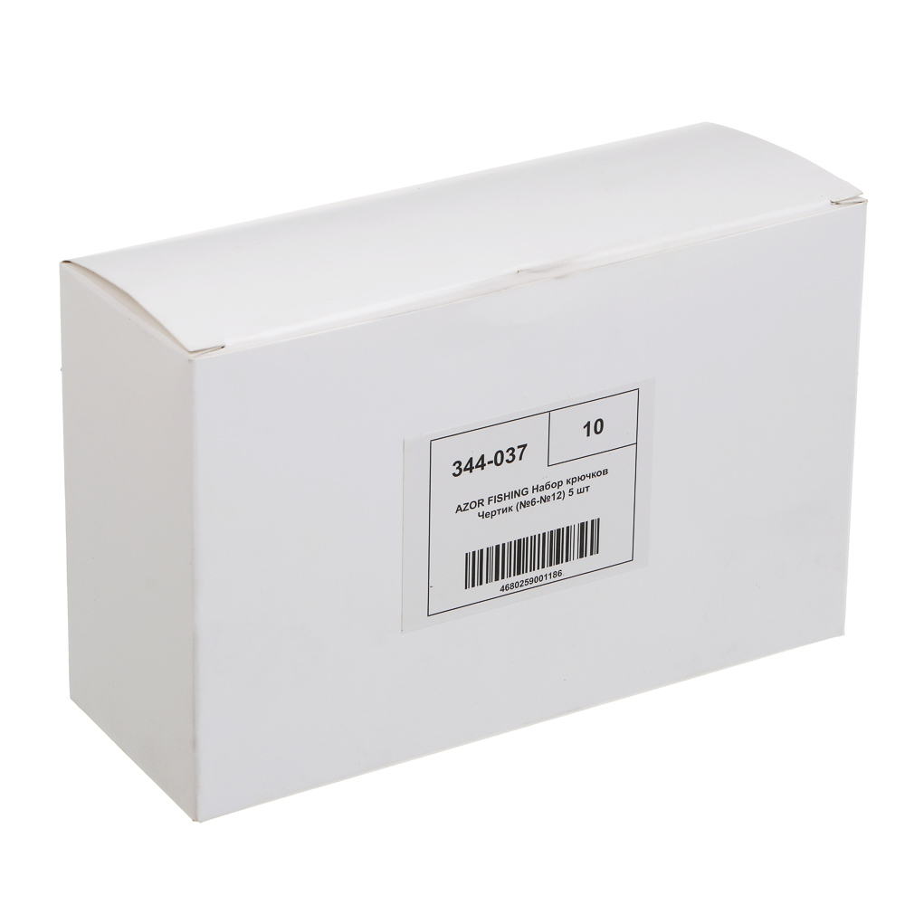 Набор крючков "Чертик" тм AZOR FISHING, №6-№12, 5 шт - #6