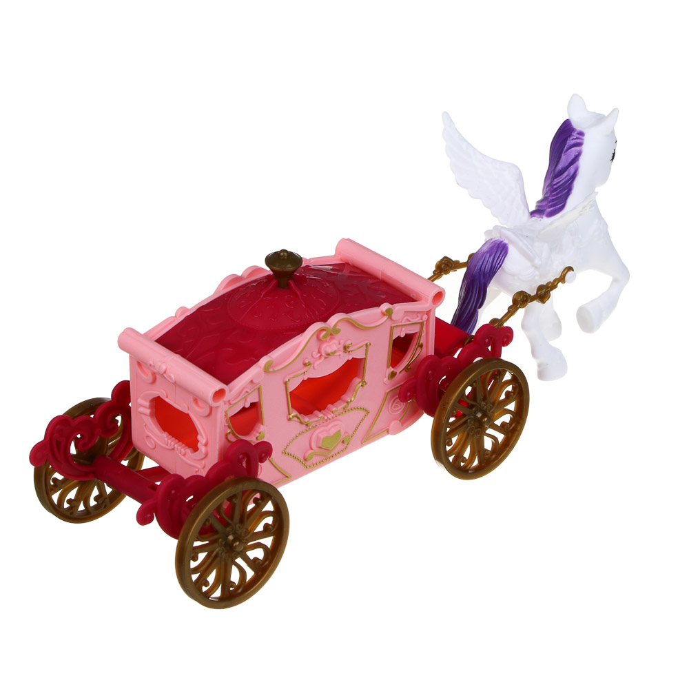 ИГРОЛЕНД Набор мебели с каретой и куклой "МиниМир", ABS, 22х6,8х21 см, 2 вида - #7