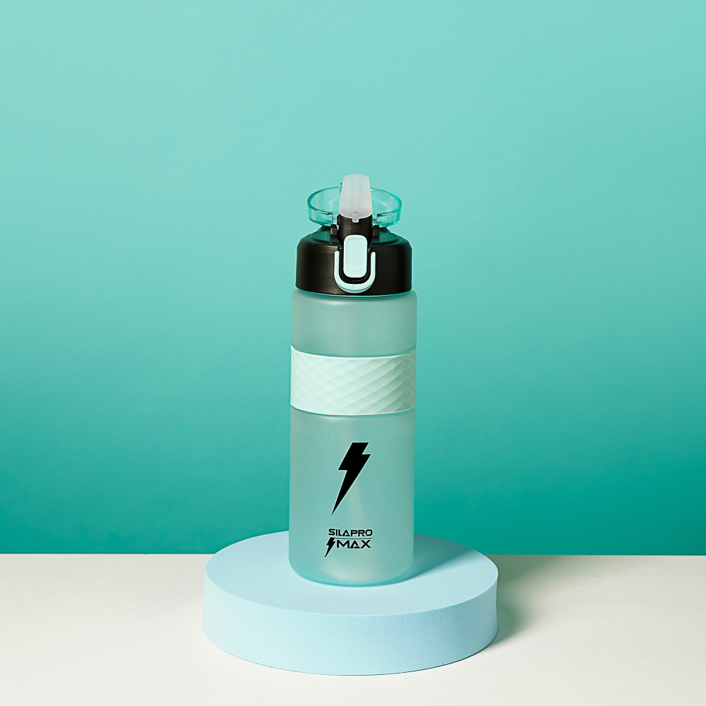 SILAPRO MAX Бутылка спортивная с замком, EGGSHELL BLUE, 700мл, PC - #15