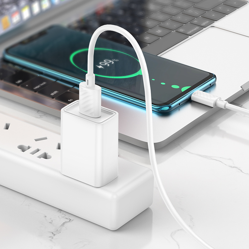 hoco. Кабель для зарядки модель X88, USB-C 2м, цвет: белый - #5