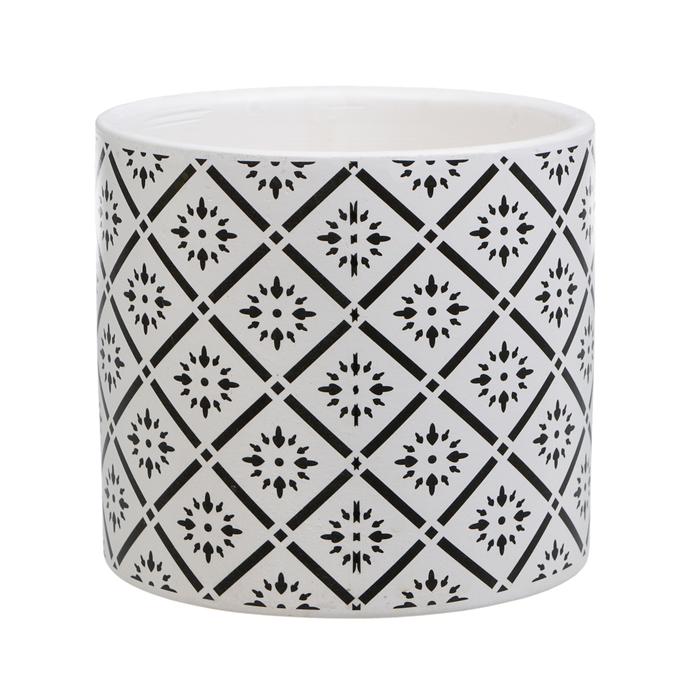 Кашпо тм INBLOOM, 10х9см, керамика, диз.2 - #4