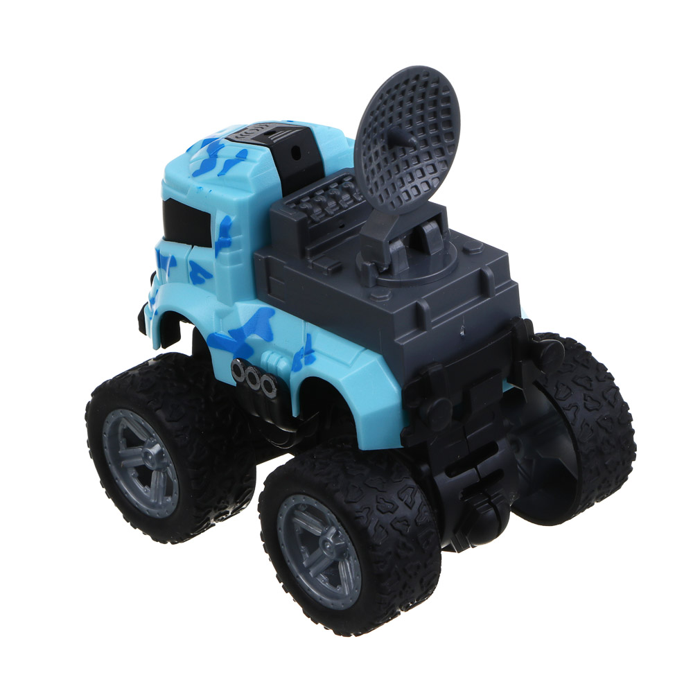 ИГРОЛЕНД Машинка военная "Внедорожник", милитари, инерция, резиновые колеса,PP, 8,5х9х6,5см, 4 диз - #7