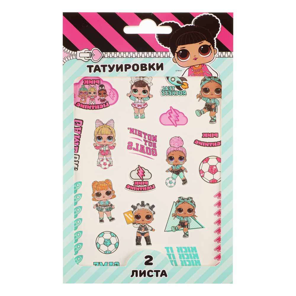 НД ПЛЭЙ Наклейки-татуировки, бумага, 11,8х19см, 2 листа, 4 дизайна - #10