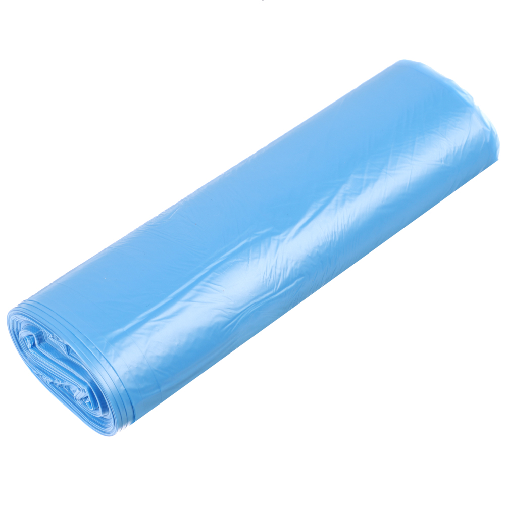 VETTA Мешки для мусора 60 л., 20 шт.,стандарт, синие, рулон - #2