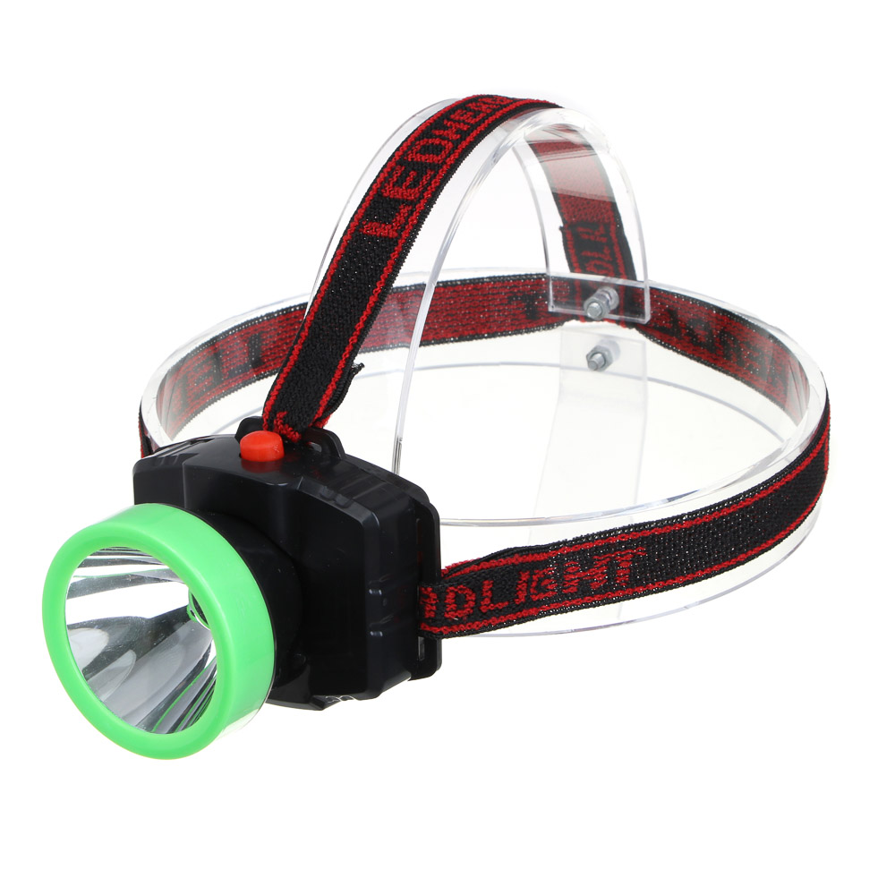 РОКОТ Фонарь налобный, 1 LED, 2 режима, 3хАА, 55х63х70 мм - #3