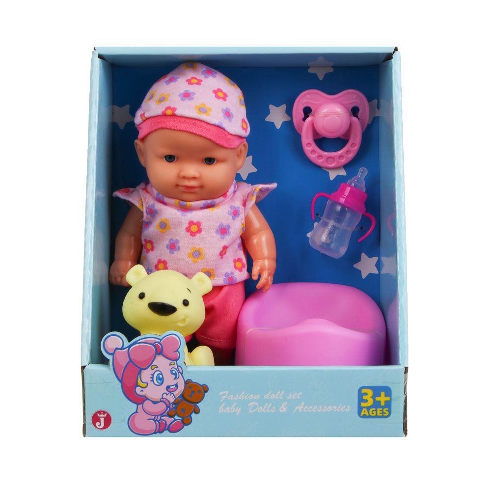 Пупс 20 см с акс., PVC, PP, ABS, тм ИГРОЛЕНД - #2