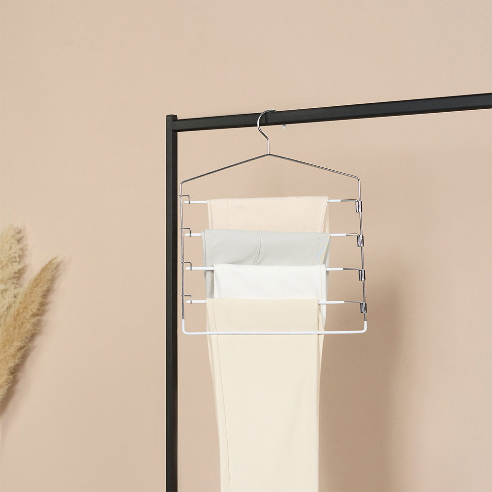 VETTA Вешалка универсальная многоярусная 45см антискольз. металл - #7