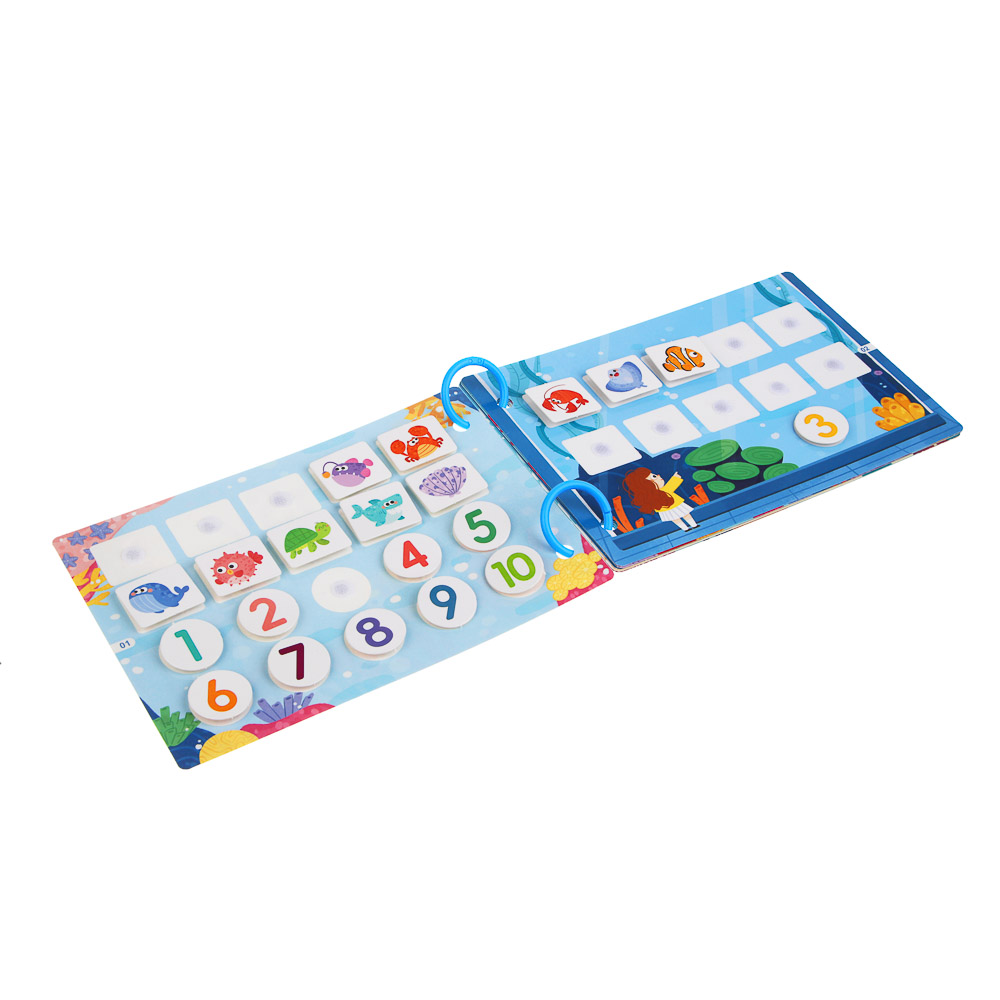 Развивающие карточки на липучках "Обо всем на свете", картон, 21х14,5х1,5cм, 3 дизайна - #7