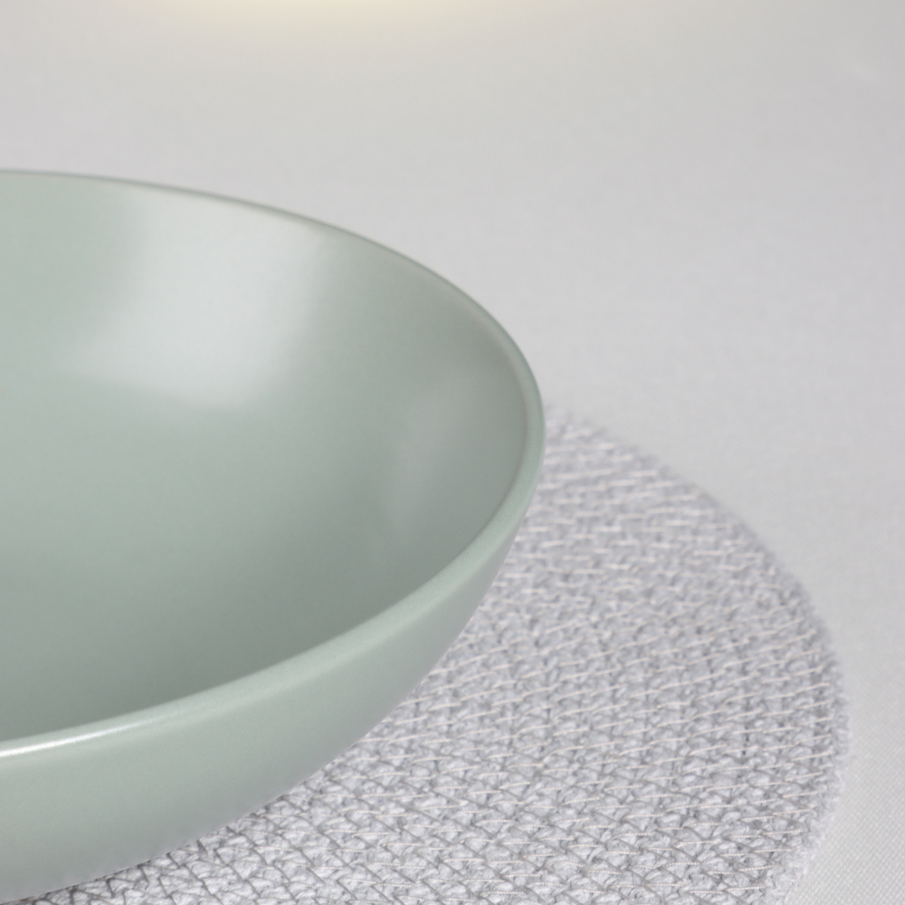 MILLIMI Салатник 880мл, 20х5.4см, керамика, оливковый - #8