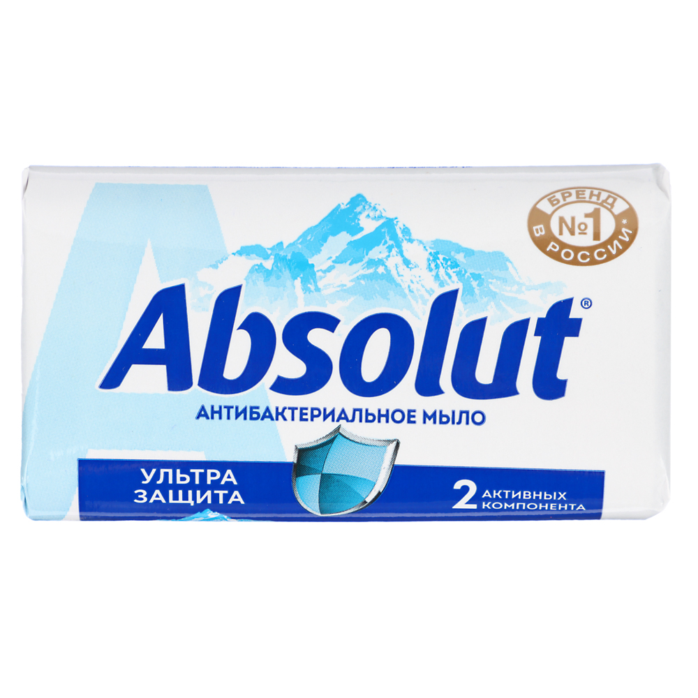 Мыло твердое ABSOLUT антибактериальное/Облепиха, 90 г (952-006)