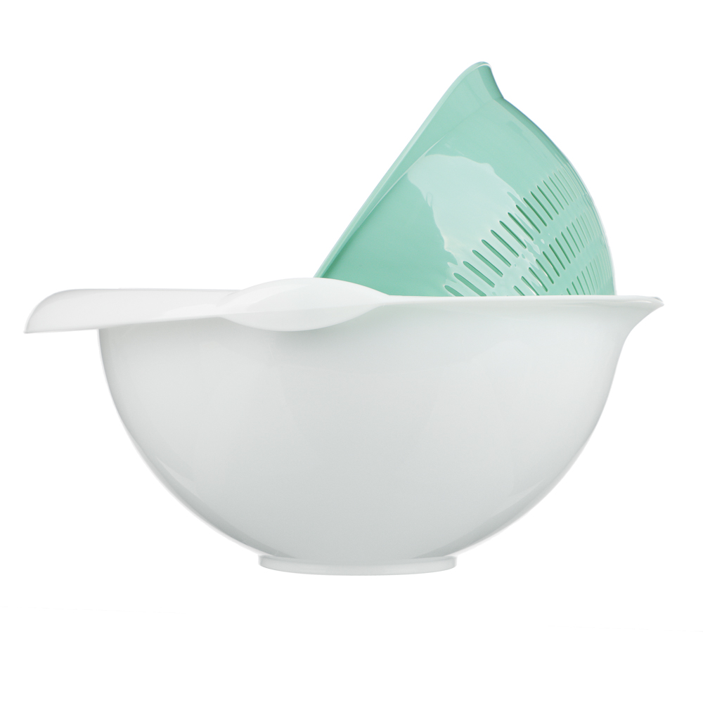 Дуршлаг с миской 2л, пластик - #7