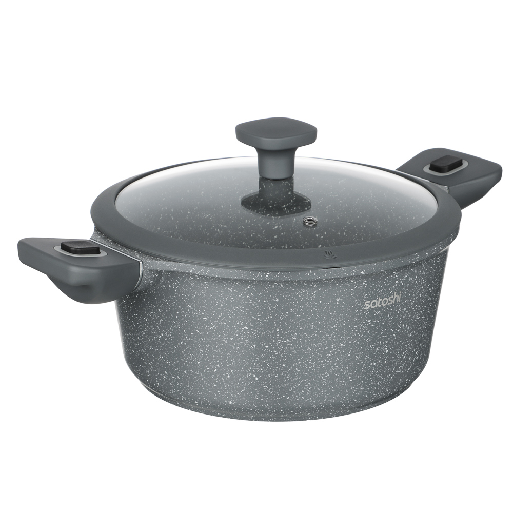 SATOSHI Мартель Наб. пос. 19пр, кастр. 2,5/4,3/6,5л; ковш 1,5л;сков.24см; сотейн. 4,3л, съем руч,инд - #10